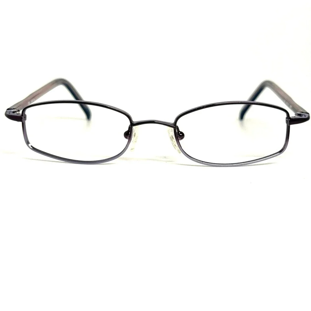 Apostrophe AP 14 W68 Purple Rectangular Metal Eyeglass Frames 48-18-135